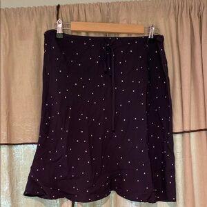 Madewell Navy Star Pattern Skirt Size 12